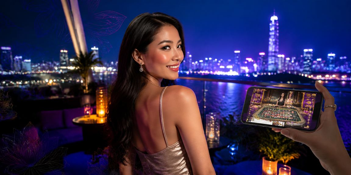 Cảnh chơi casino trên điện thoại tại bờ biển Hồ Chí Minh